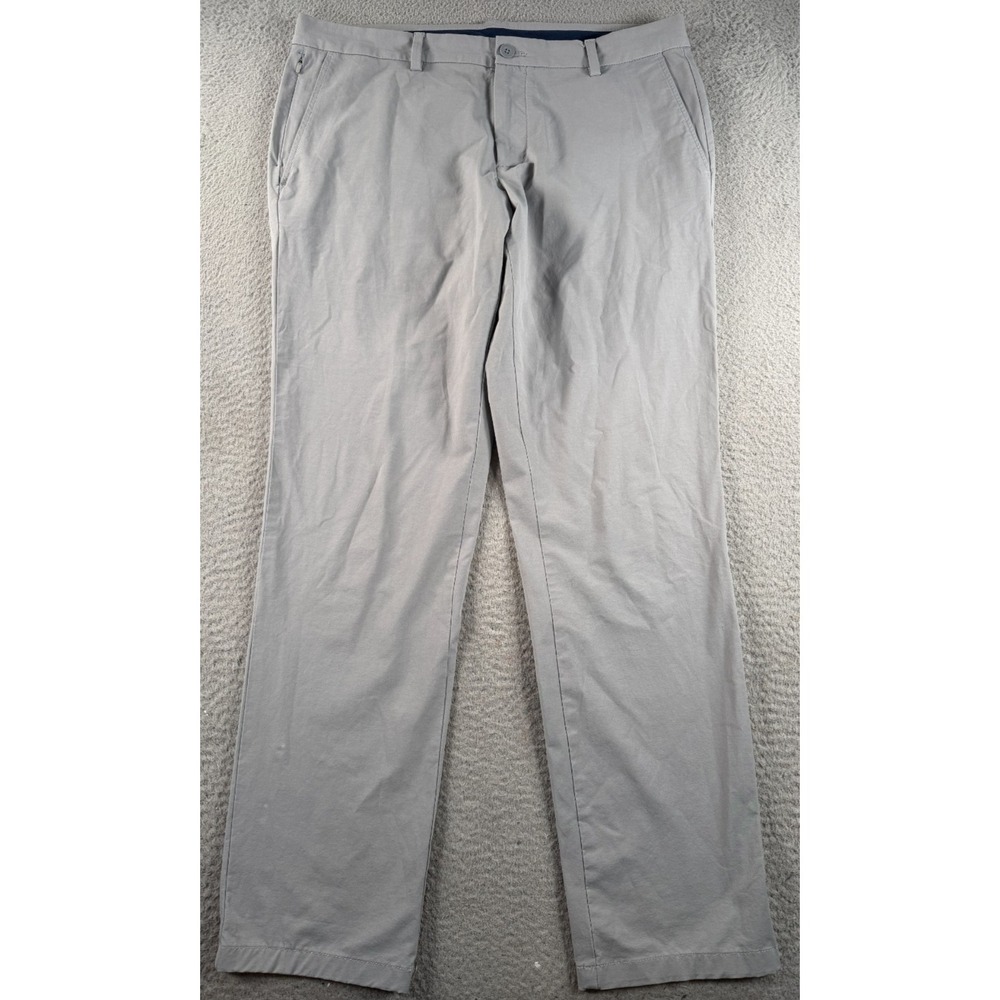 Vineyard Vines OTG On The Go Pants Mens 36x32 Gray Performance Stretch Golf
